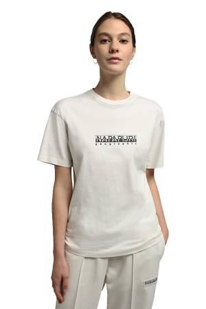 S-Box Ss 4 Kadın T-Shirt - NP0A4GDD Beyaz - Napapijri