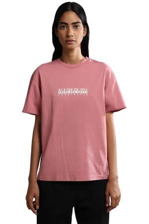 S-Box W Ss 4 Kadın T-Shirt - NP0A4GDD Pembe - Napapijri