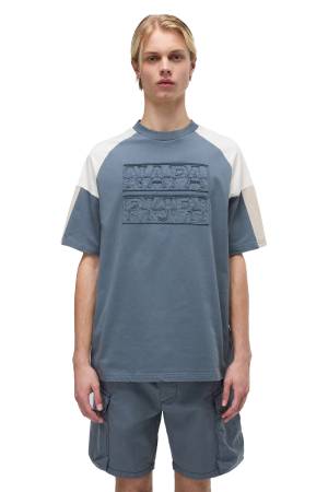 S-Cenci Ss Erkek T-Shirt - NP0A4IM5 Mavi - Napapijri