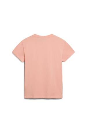 S-Iaato Ss Kadın T-Shirt - NP0A4HWU Pınk Salmon - 6