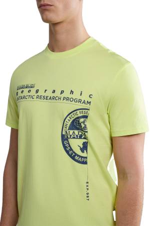 S-Manta Ss 1 Erkek T-Shirt - NP0A4HQH Yellow Sunny - 4