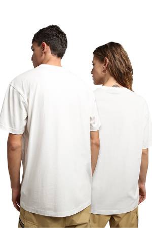 S-Quintino Ss Erkek T-Shirt - NP0A4G6E Beyaz - 4