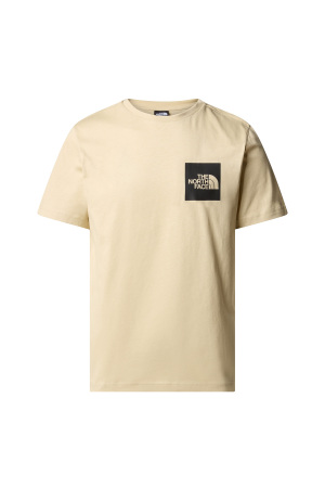 S/S Fine Tee Erkek T-Shirt - NF0A87ND Bej - The North Face