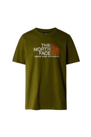 S/S Rust 2 Tee Erkek T-Shirt - NF0A87NW Yağ Yeşili - The North Face