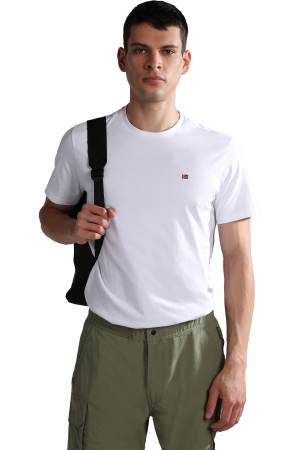 Salis Ss Sum Erkek T-Shirt - NP0A4H8D Beyaz - Napapijri