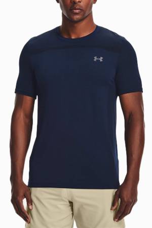 Seamless Erkek T-Shirt - 1361131 Lacivert - Under Armour