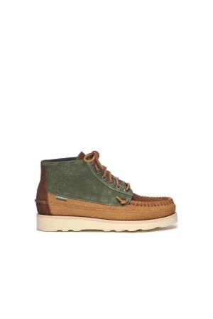 Sebago Cayuga Mid Erkek Deri Bot - 7001HH0 Kahverengi/Yeşil Kahverengi/Yeşil
