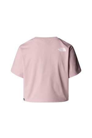 Simple Dome Cropped Slim Tee Kadın T-Shirt - NF0A87U4 Pudra Pembe - 2