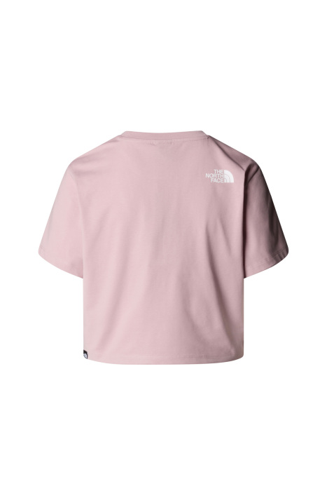 Simple Dome Cropped Slim Tee Kadın T-Shirt - NF0A87U4 Pudra Pembe - 2