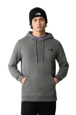 Simple Dome Hoodie Erkek SweatShirt - NF0A7X1J Gri Menanj - The North Face