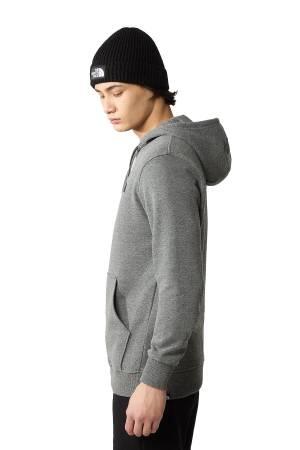 Simple Dome Hoodie Erkek SweatShirt - NF0A7X1J Gri Menanj - 3