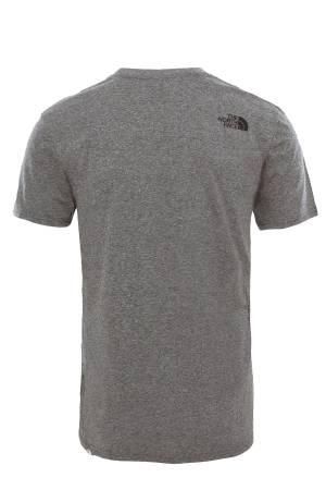 Simple Dome Tee Erkek T-Shirt - NF0A2TX5 Gri - 2