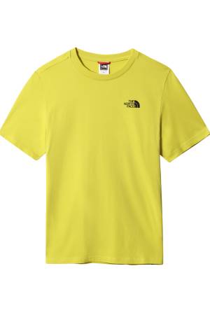 Simple Dome Tee - Eu Erkek T-Shirt - NF0A2TX5 Sarı - The North Face