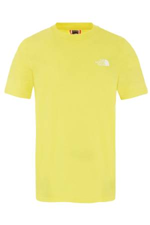 Simple Dome Tee - Eu Erkek T-Shirt - NF0A2TX5 Sarı - The North Face