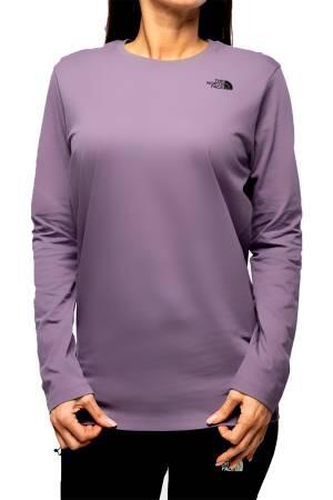 Simple Dome Tee-Eu Kadın Uzun Kollu Üst T-Shirt - NF0A3RZ6 Koyu Gri - The North Face