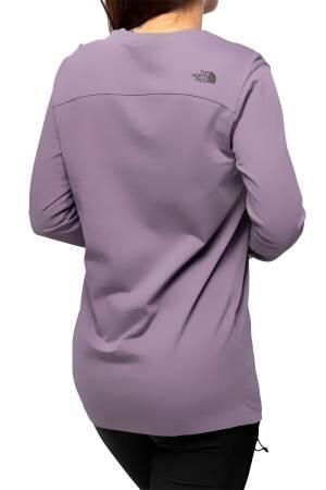 Simple Dome Tee-Eu Kadın Uzun Kollu Üst T-Shirt - NF0A3RZ6 Koyu Gri - 2