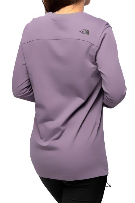 Simple Dome Tee-Eu Kadın Uzun Kollu Üst T-Shirt - NF0A3RZ6 Koyu Gri - 2