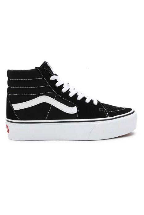 Sk8-Hi Platform 2.0 Süet Unisex Ayakkabı - VN0A3TKN Siyah/Beyaz - 4