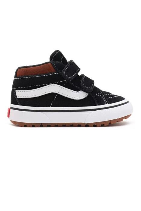Sk8-Mid Reissue V Mte-1 Çocuk Ayakkabı (1-4 Yaş) - VN0A5KRN Siyah/Beyaz - 4