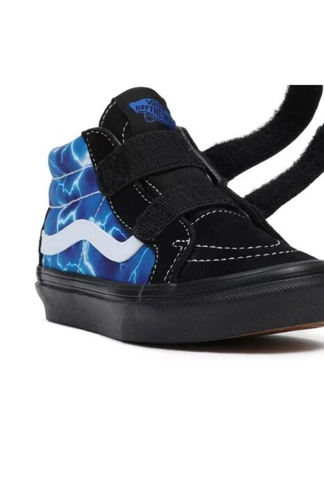 Sk8-Mid Reissue V Unisex Çocuk Ayakkabı - VN0A38HH Siyah/Mavi - 8
