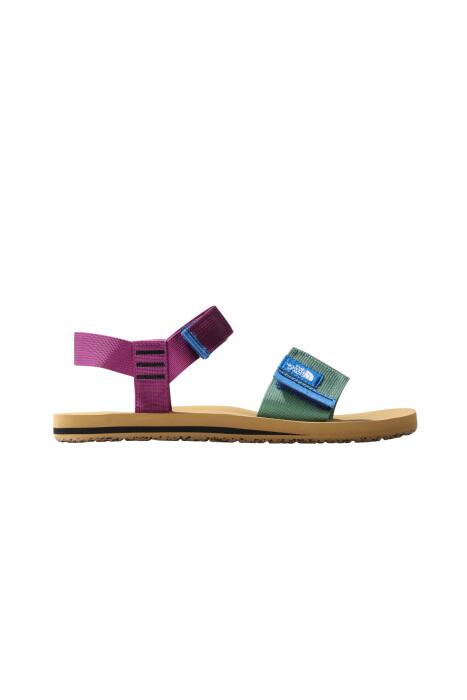 Skeena Sandal Erkek Sandalet - NF0A46BG Yeşil/Mor/Kahve - 1