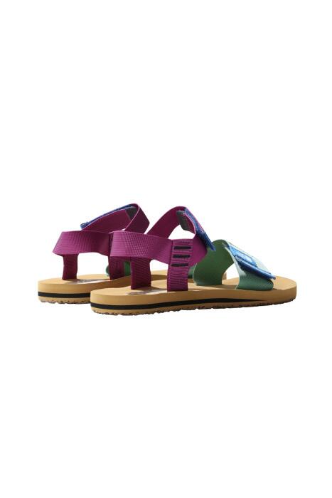 Skeena Sandal Erkek Sandalet - NF0A46BG Yeşil/Mor/Kahve - 2