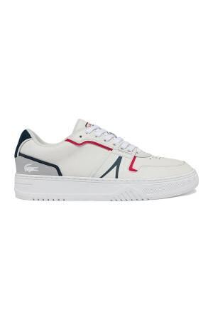 Sport L001 Erkek Ayakkabı - 742SMA0092T Beyaz/Lacivert/Kırmızı - Lacoste