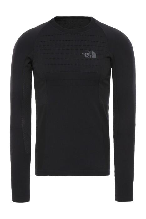 Sport L/S Crew Neck Erkek Uzun Kollu T-Shirt - NF0A3Y28 Siyah/Gri - 1