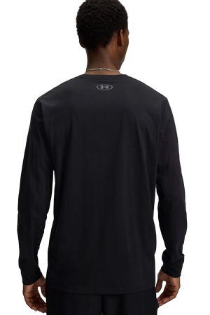 Sportstyle Left Chest Uzun Kollu Erkek T-Shirt - 1329585 Siyah - 3