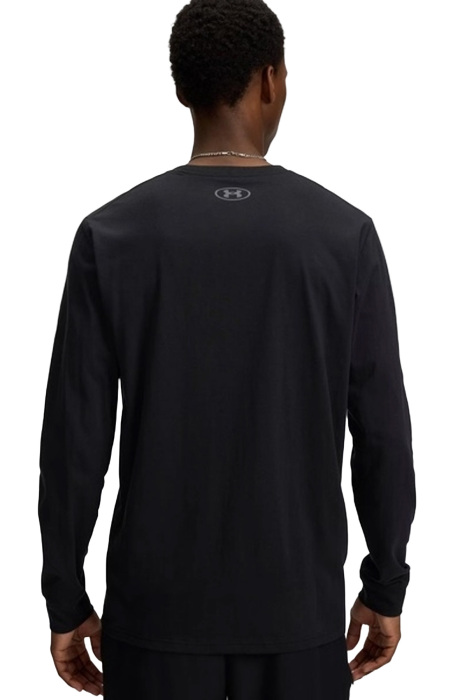 Sportstyle Left Chest Uzun Kollu Erkek T-Shirt - 1329585 Siyah - 3