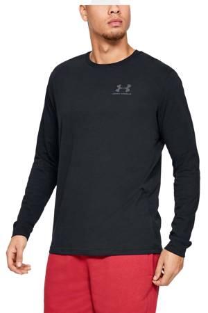 Sportstyle Left Chest Uzun Kollu Erkek T-Shirt - 1329585 Siyah - Under Armour