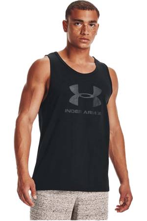 Sportstyle Logo Erkek Atlet - 1329589 Siyah - Under Armour