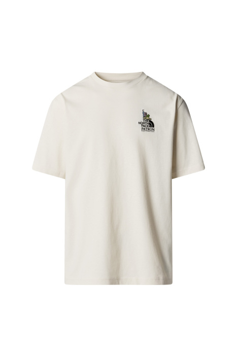 Ss Clean Traıls Oversızed Tee Unisex T-Shirt - NF0A8C2T Krem - 4