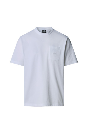 Ss Dome Relaxed Pocket Tee Erkek T-Shirt - NF0A8C3P Beyaz - The North Face