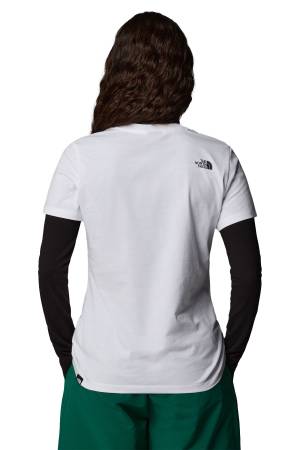 Ss Easy Kadın T-Shirt - NF0A8A6D Beyaz - 5