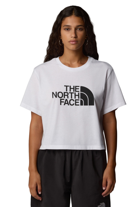 Ss Easy Relaxed Cropped Tee Kadın T-Shirt - NF0A8A6H Beyaz - 1