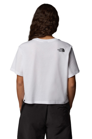 Ss Easy Relaxed Cropped Tee Kadın T-Shirt - NF0A8A6H Beyaz - 3