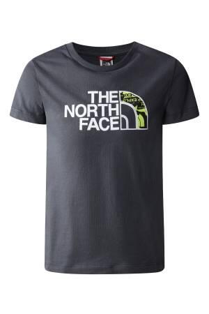 S/S Easy Tee Erkek Çocuk T-Shirt - NF0A82GH Asfalt Gri - 1