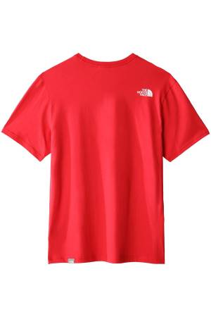 S/S Easy Tee Erkek T-Shirt - NF0A2TX3 Kırmızı/Beyaz - 2