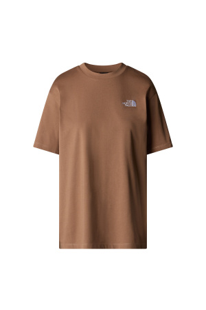 S/S Essential Oversıze Kadın T-Shirt - NF0A87NQ Açık Kahverengi - The North Face