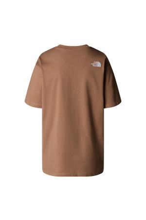 S/S Essential Oversıze Kadın T-Shirt - NF0A87NQ Açık Kahverengi - 2