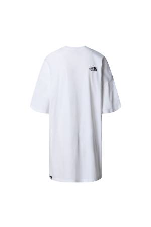 S/S Essential Oversize Tee Dress Kadın T-Shirt - NF0A87NF Beyaz - 2