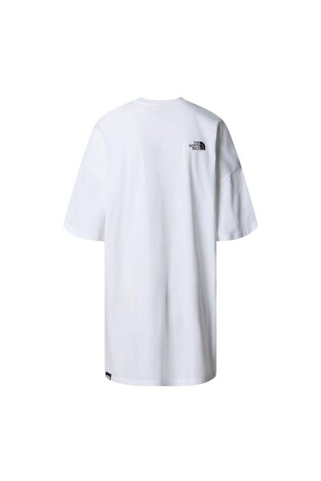 S/S Essential Oversize Tee Dress Kadın T-Shirt - NF0A87NF Beyaz - 2