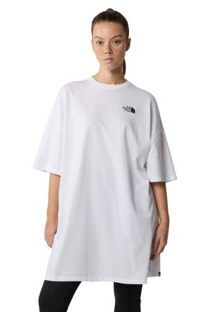 S/S Essential Oversize Tee Dress Kadın T-Shirt - NF0A87NF Beyaz - 3