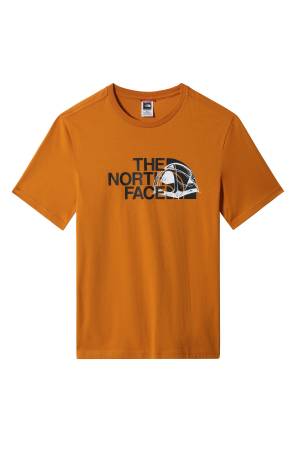 S/S Graphic Half Dome Tee Erkek T-Shirt - NF0A7R3A Sarı - 1