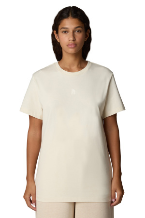 Ss Logo Rmst Relaxed Tee Kadın T-Shirt - NF0A8C38 Krem - The North Face