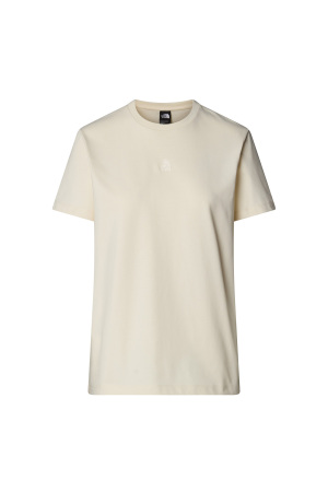 Ss Logo Rmst Relaxed Tee Kadın T-Shirt - NF0A8C38 Krem - 4