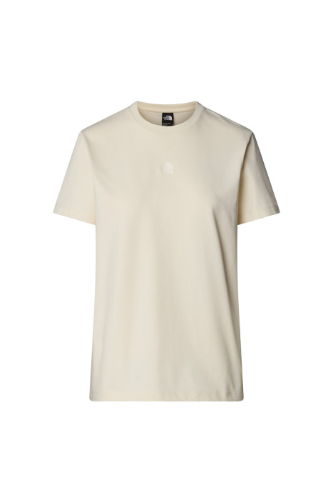 Ss Logo Rmst Relaxed Tee Kadın T-Shirt - NF0A8C38 Krem - 4