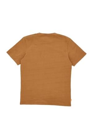 Ss Modern Wash Brand Carrier Tee Regular Erkek T-Shirt - TB0A6669 Açık Kahverengi - 2