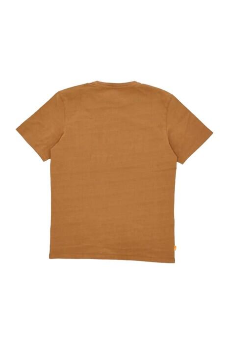 Ss Modern Wash Brand Carrier Tee Regular Erkek T-Shirt - TB0A6669 Açık Kahverengi - 2